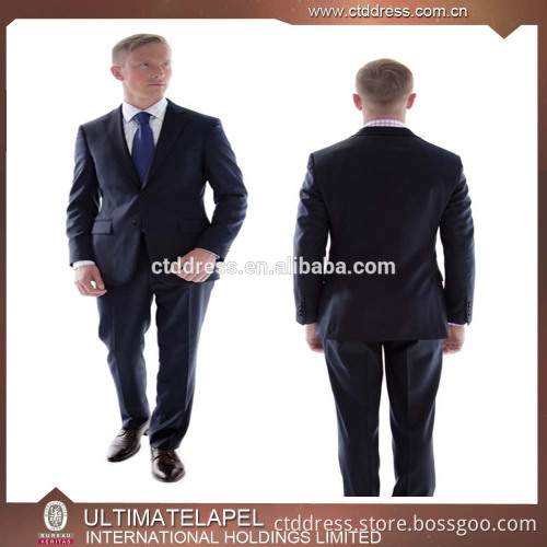 Hot Selling Slim Fit Single Two Button Super Fine Wool USA Men Suit